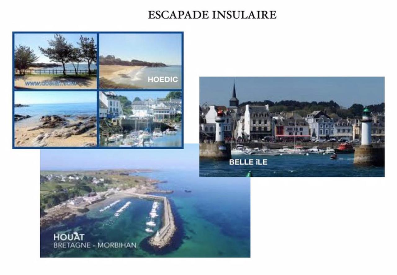 Grand Et Luxueux Appartement Lumineux 4 Pers Vue Mer Wifi Inclus Quiberon Exterior foto