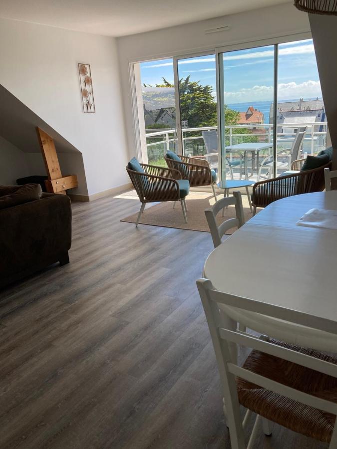 Grand Et Luxueux Appartement Lumineux 4 Pers Vue Mer Wifi Inclus Quiberon Exterior foto